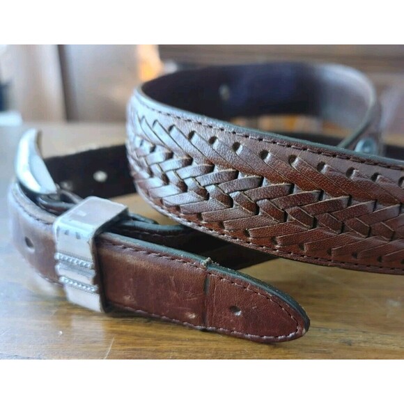 ONYX by BRIGHTON Golf Concho Belt Woven Details GolfSwing Size 34 Fits 31-34READ - Picture 11 of 11